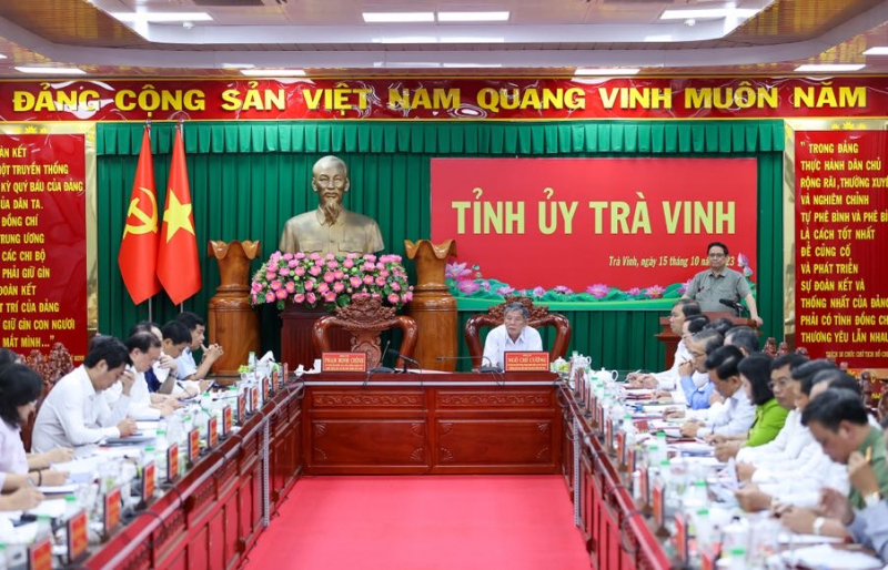 Thủ tướng: Đột phá đầu tư hạ tầng đường bộ, đường thủy nội địa và đổi mới sáng tạo giúp Trà Vinh phát triển mạnh mẽ -0