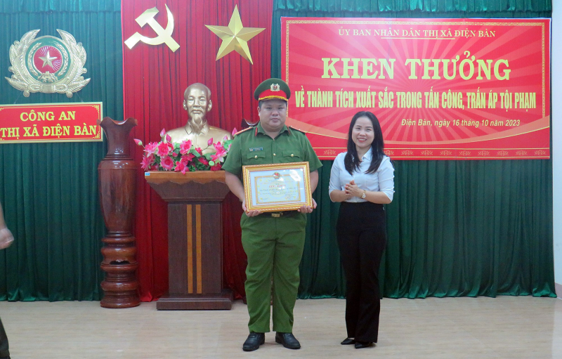 Công an thị xã Điện Bàn đấu tranh hiệu quả với các loại tội phạm -0