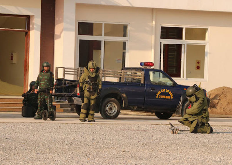 Công an tỉnh Tuyên Quang tổ chức diễn tập thực binh Phương án A2 -1