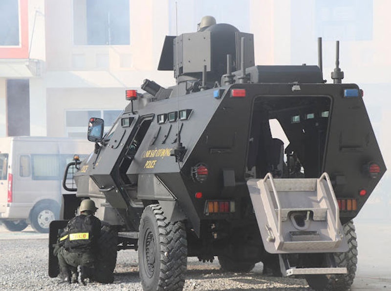 Công an tỉnh Tuyên Quang tổ chức diễn tập thực binh Phương án A2 -6