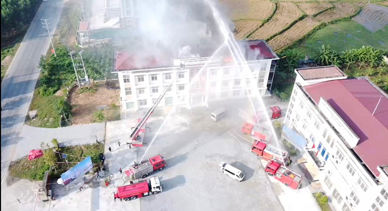 Công an tỉnh Tuyên Quang tổ chức diễn tập thực binh Phương án A2 -9