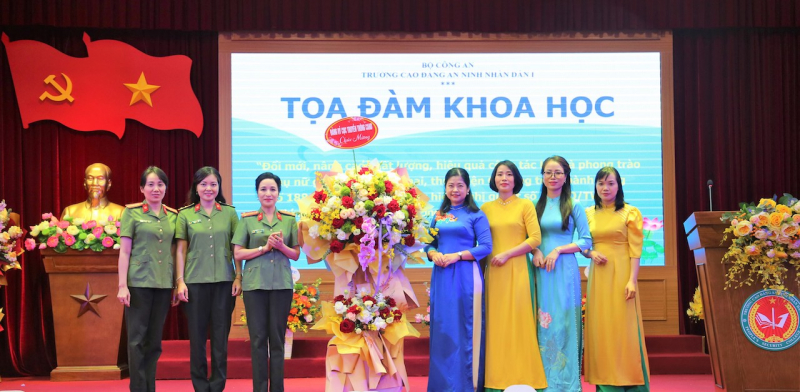 Đổi mới, nâng cao chất lượng, hiệu quả công tác Hội Phụ nữ tại Trường Cao đẳng ANND I -0