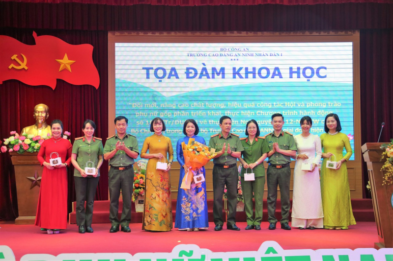 Đổi mới, nâng cao chất lượng, hiệu quả công tác Hội Phụ nữ tại Trường Cao đẳng ANND I -0