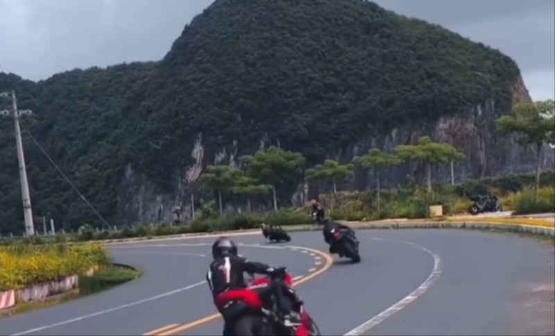 Đang xác minh hành vi của nhóm người đi xe phân khối lớn “bốc đầu” tốc độ cao ở Cát Bà -0