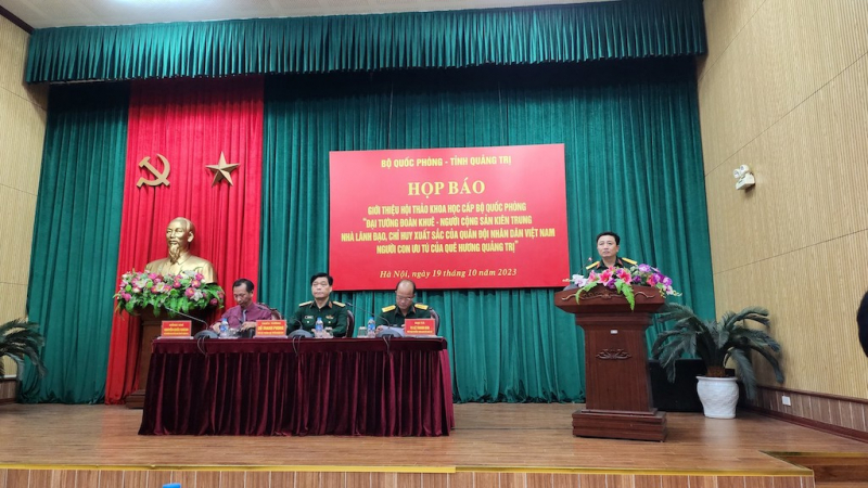 Hội thảo khoa học, kỷ niệm 100 năm ngày sinh Đại tướng Đoàn Khuê -0