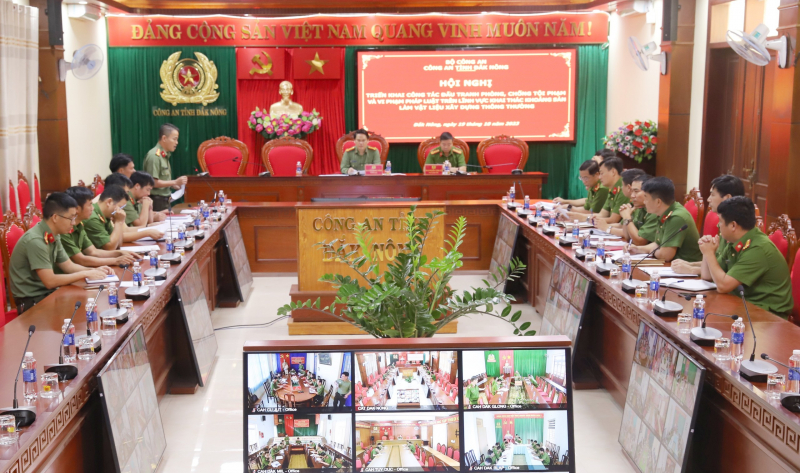 Công an Đắk Nông quyết liệt xử lý vi phạm pháp luật trên lĩnh vực khai thác khoáng sản   -0