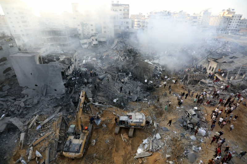 Israel tiếp tục không kích Gaza, hơn 6.500 người Palestine đã thiệt mạng  -0