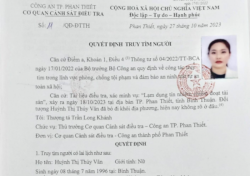 Truy tìm cặp vợ chồng chủ hụi ôm 19 tỷ đồng rời khỏi nơi cư trú -0