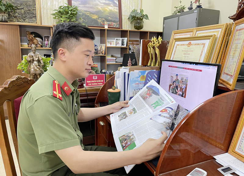 Mối lương duyên với tờ báo của lực lượng CAND -0