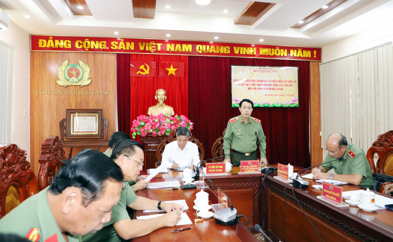 Công an tỉnh Hậu Giang đi đầu trong xây dựng Công an xã đáp ứng yêu cầu nhiệm vụ trong tình hình mới -0