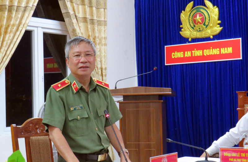 Thứ trưởng Lương Tam Quang kiểm tra các mặt công tác tại Công an Quảng Nam -0