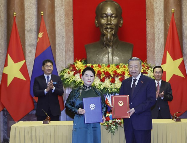 Toàn văn Thông cáo Chung Việt Nam-Mông Cổ -0