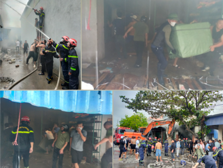 Hải Phòng: một ngày 2 vụ cháy ở cơ sở công nghiệp -0