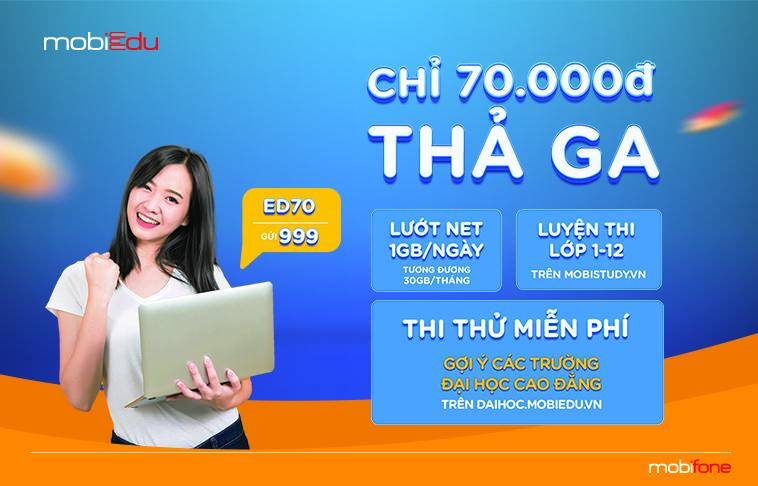 Học trực tuyến không giới hạn với bộ ba gói cước của mobiEdu -0