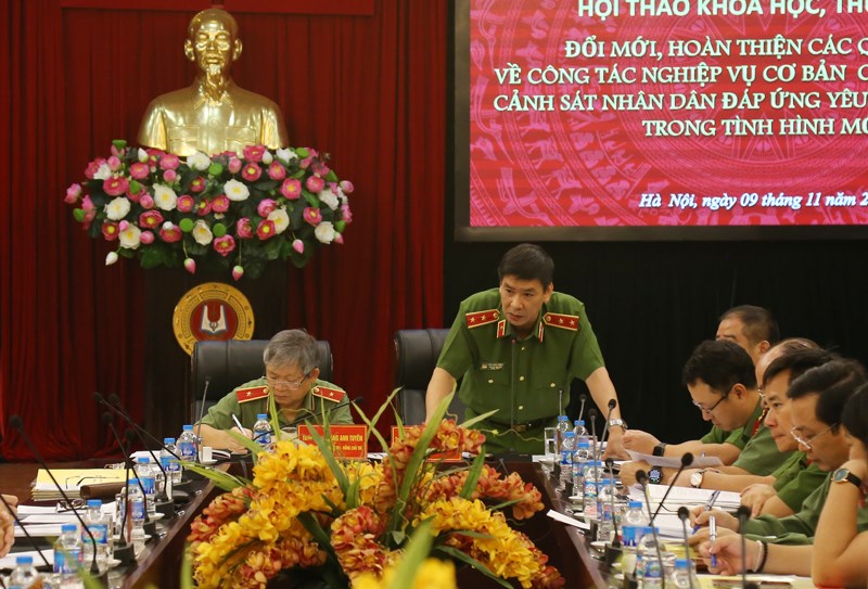 Đổi mới, hoàn thiện các quy định về công tác nghiệp vụ cơ bản của lực lượng Cảnh sát nhân dân -0