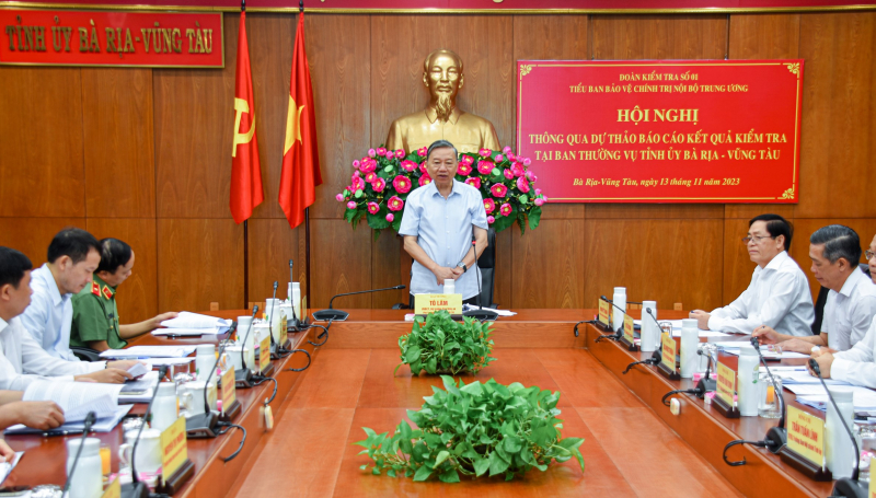 Thực hiện có hiệu quả công tác bảo vệ chính trị nội bộ gắn với đặc điểm địa bàn Bà Rịa-Vũng Tàu -0