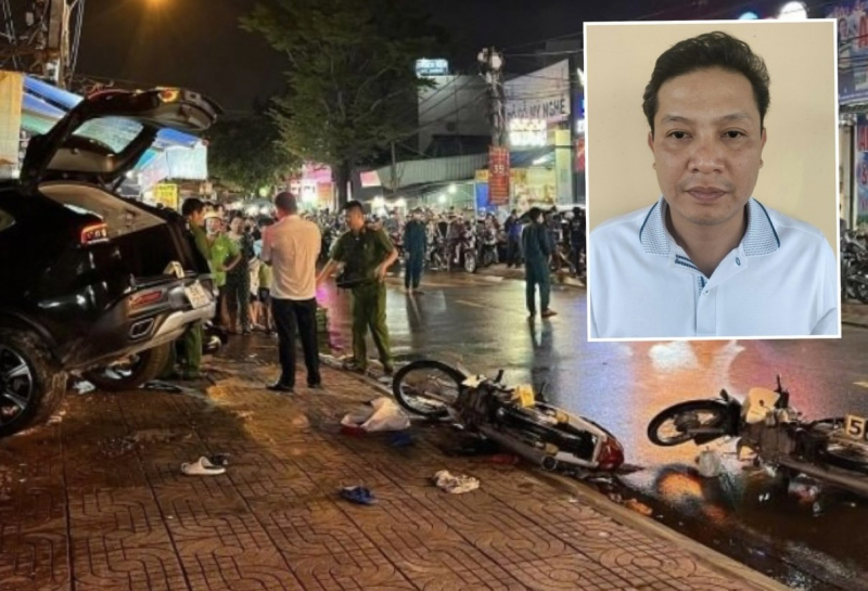 Khởi tố tài xế xe ô tô nhậu say tông hàng loạt phương tiện khiến 3 người thương vong -0