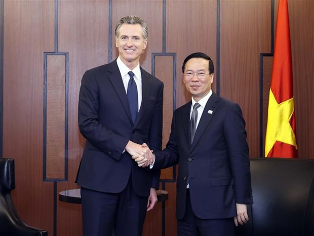 Vietnamese President hosts reception for Govenor of the State of California -0