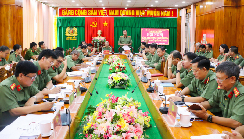 Cụm thi đua số 9 tổng kết phong trào thi đua Vì an ninh Tổ quốc năm 2023 -0