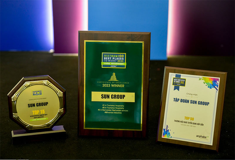 Sun Group 4 năm liền được vinh danh “Top 100 nơi làm việc tốt nhất Việt Nam