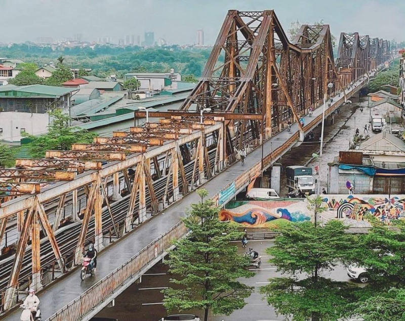 Pháp muốn tài trợ 700 nghìn euro nghiên cứu tôn tạo cầu Long Biên -0