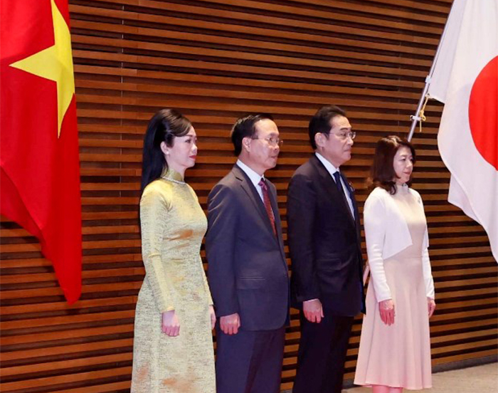 Lễ đón chính thức Chủ tịch nước Võ Văn Thưởng thăm Nhật Bản -0