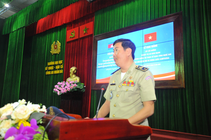 20 cán bộ Bộ Nội vụ Vương quốc Campuchia tham dự khoá học bồi dưỡng nghiệp vụ an ninh mạng  -0