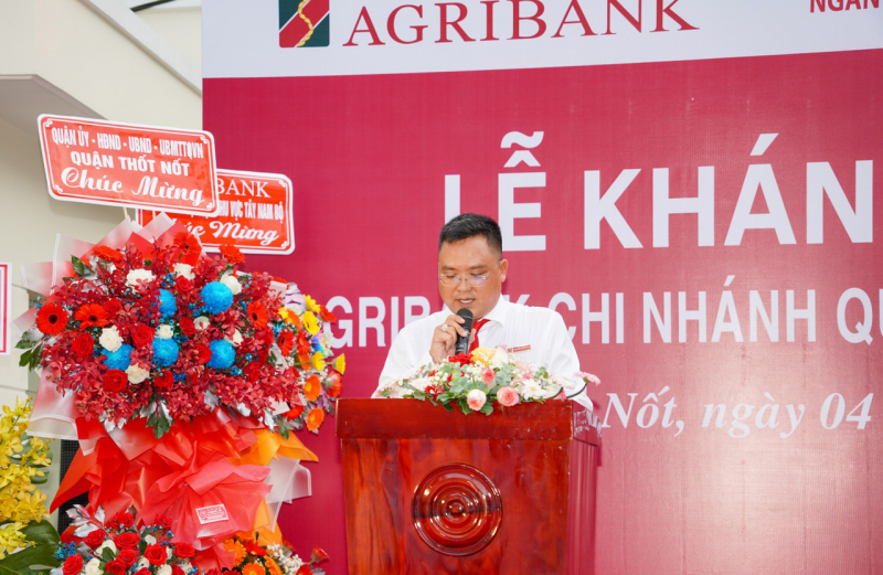 Agribank chi nhánh Thốt Nốt khánh thành, đưa vào hoạt động trụ sở mới -0