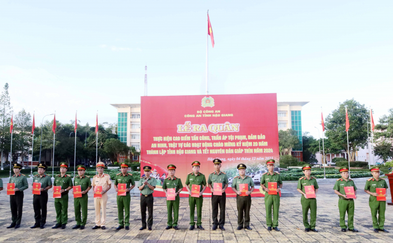 Công an tỉnh Hậu Giang mở cao điểm tấn công trấn áp tội phạm -0