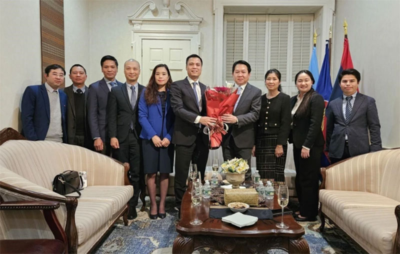 Vun đắp quan hệ hữu nghị giữa Phái đoàn Việt Nam và Lào tại Liên hợp quốc -0