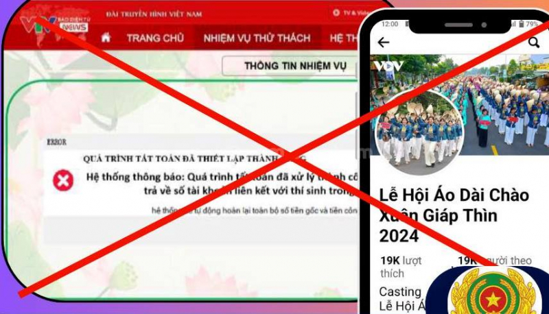 Giả mạo tuyển thí sinh dự thi áo dài lừa đảo chiếm đoạt tài sản -0