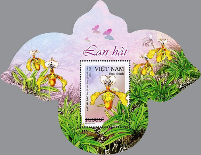 Phát hành bộ tem về các loài lan hài Việt Nam  -0