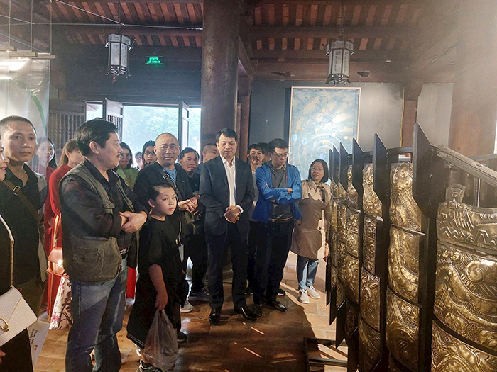 Chiêm ngưỡng hình bóng Kinh thành Thăng Long qua các tác phẩm sắp đặt độc đáo  -0