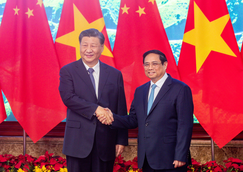 Thủ tướng Phạm Minh Chính hội kiến Tổng Bí thư, Chủ tịch Trung Quốc Tập Cận Bình -0