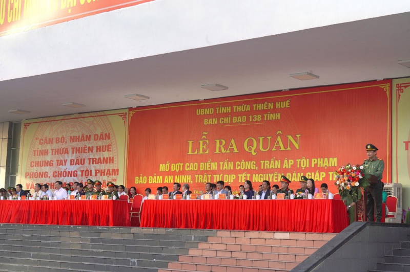 Đồng loạt ra quân thực hiện cao điểm tấn công, trấn áp tội phạm -0
