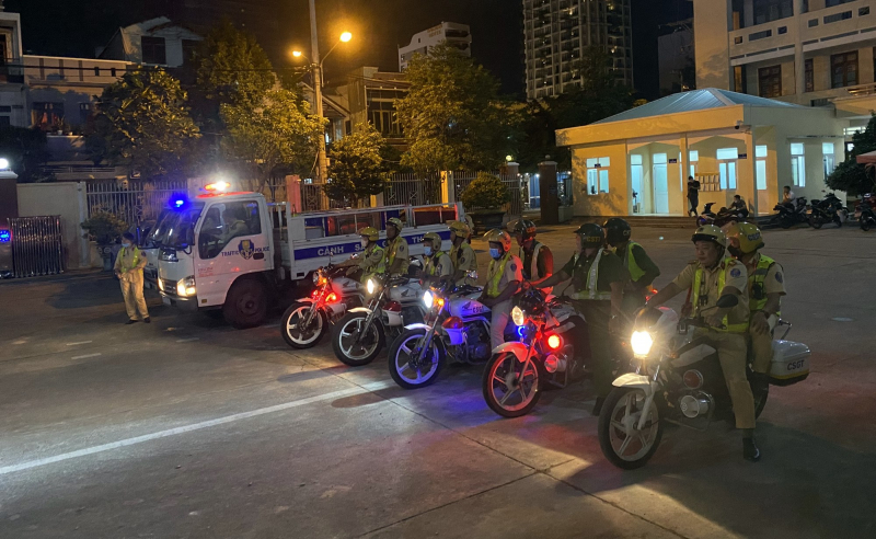 Công an TP Quy Nhơn tăng cường xử lý 