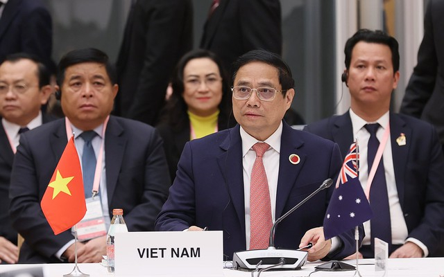 Thủ tướng Phạm Minh Chính: Chung ý chí, quyết tâm cao và hành động quyết liệt hướng tới một châu Á phát triển phát thải ròng bằng 0 -0