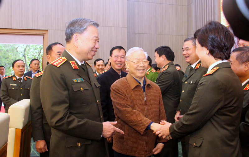 Tổng Bí thư Nguyễn Phú Trọng dự, chỉ đạo Hội nghị Đảng uỷ Công an Trung ương -0