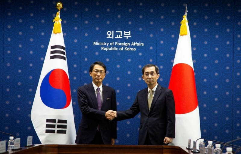 Hàn, Nhật nối lại đàm phán  -0