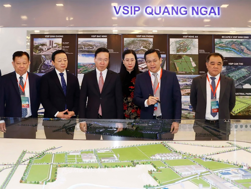 Chủ tịch nước Võ Văn Thưởng dự Lễ Kỷ niệm 10 năm VSIP Quảng Ngãi -0