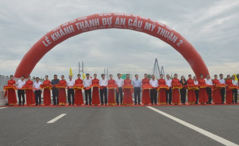 Khánh thành cầu Mỹ Thuận 2 và cao tốc Mỹ Thuận - Cần Thơ -0
