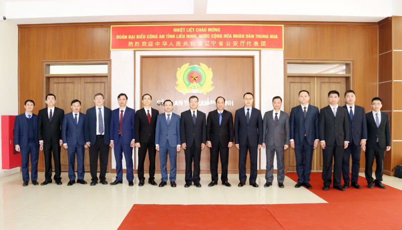 Công an tỉnh Quảng Ninh hội đàm Công an tỉnh Liêu Ninh, Trung Quốc -0