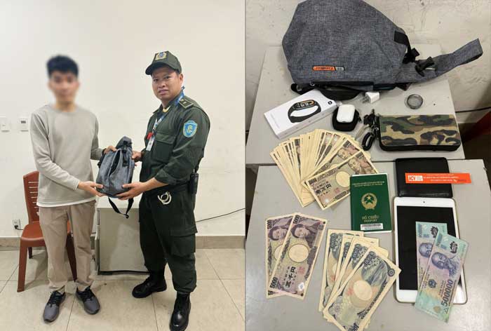 Nhận lại hơn 800 ngàn yên Nhật để quên ở sân bay -0