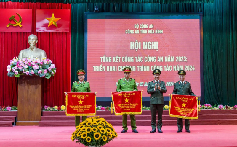 Công an Hòa Bình triển khai Chương trình công tác năm 2024 -0