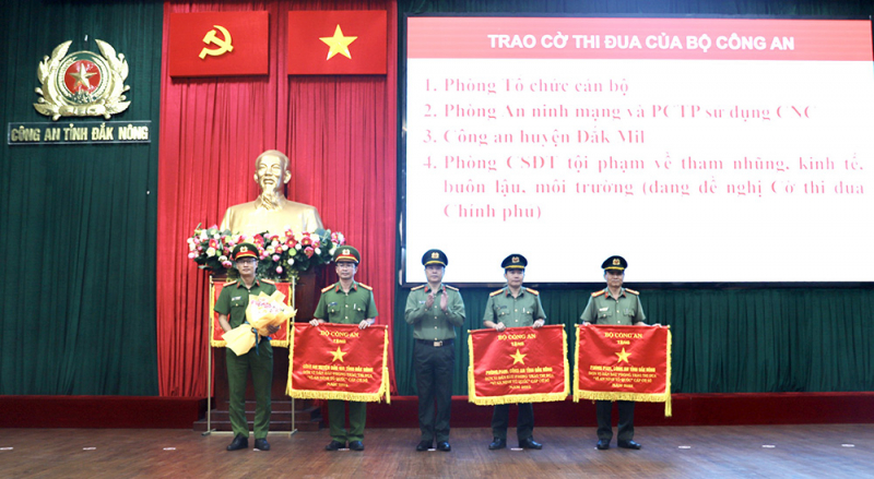 Công an các địa phương tổng kết công tác năm 2023, triển khai nhiệm vụ năm 2024 -0