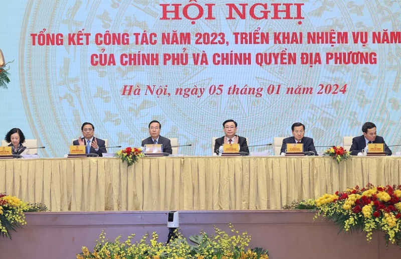 Khai mạc Hội nghị Chính phủ và chính quyền địa phương tổng kết công tác năm 2023 -0