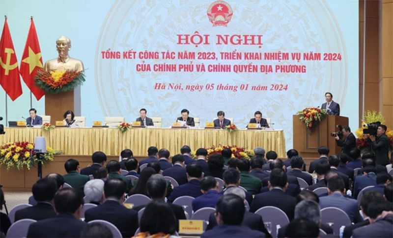 Khai mạc Hội nghị Chính phủ và chính quyền địa phương tổng kết công tác năm 2023 -0