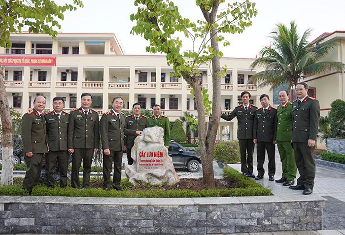 Thượng tướng Trần Quốc Tỏ, Thứ trưởng Bộ công an thăm và làm việc tại Công an tỉnh Điện Biên -0