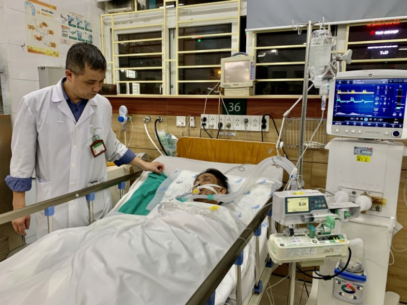 Rò khí độc từ bình 