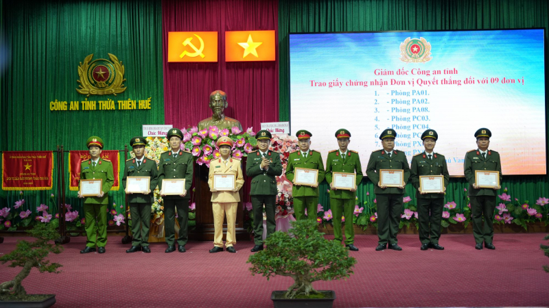 Công an Thừa Thiên Huế giữ vững ANTT, phục vụ hiệu quả mục tiêu đưa địa phương trở thành thành phố trực thuộc Trung ương -0